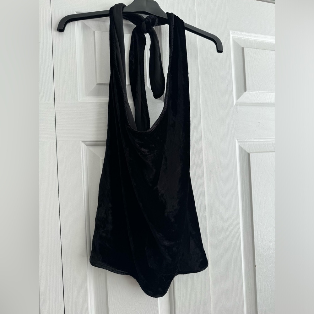Ramy brook backless top- Harriet Halter Tank Top